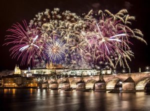 What time Prague 2019 fireworks will start?