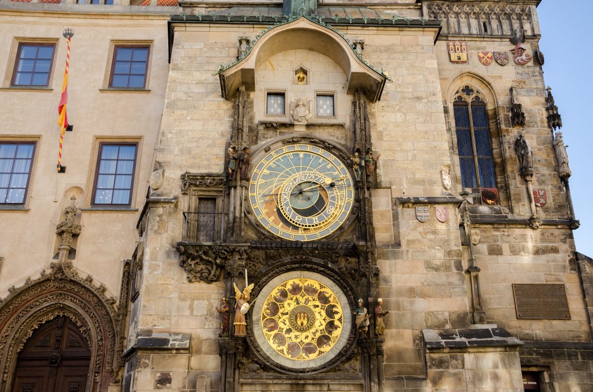 Astronomical Clock Vertical Full Size